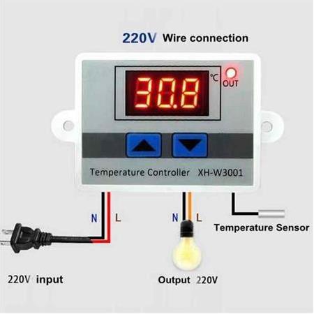 XH-W3001 220V AC Dijital Termostat